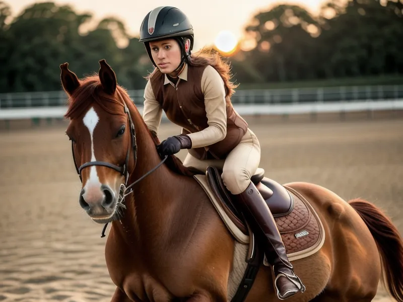 Trot assis en dressage amateur : cavalière travaillant sa position en selle avec les exercices de l'appuyer