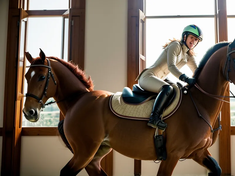 Réglage de la longueur d'étriers pour stabiliser la position du cavalier en dressage amateur