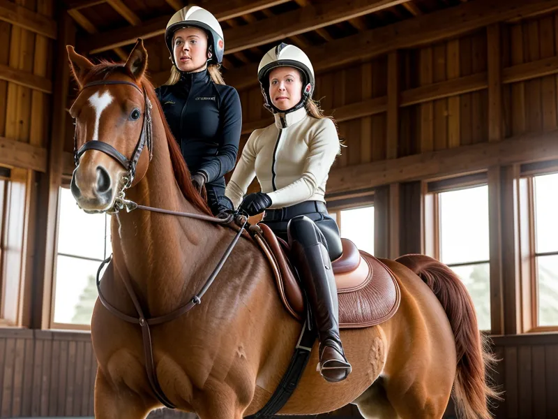 Position du cavalier et respiration pendant les aides latérales en dressage amateur